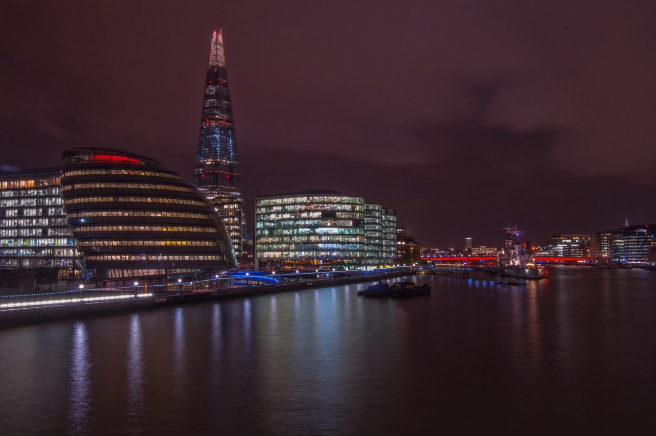 Top 5 places to visit at London - South bank of Themes river